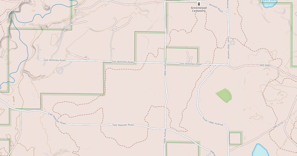 Map preview of HORSESHOE MOTORCYCLE TRAIL
