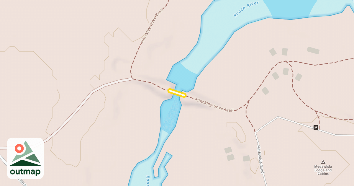 Map of Hinckley Cove Trail
