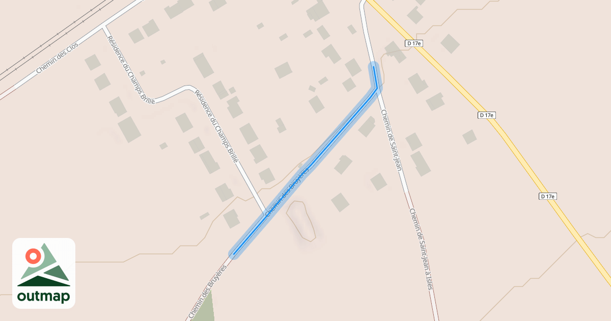 Map of Chemin des Bruyères