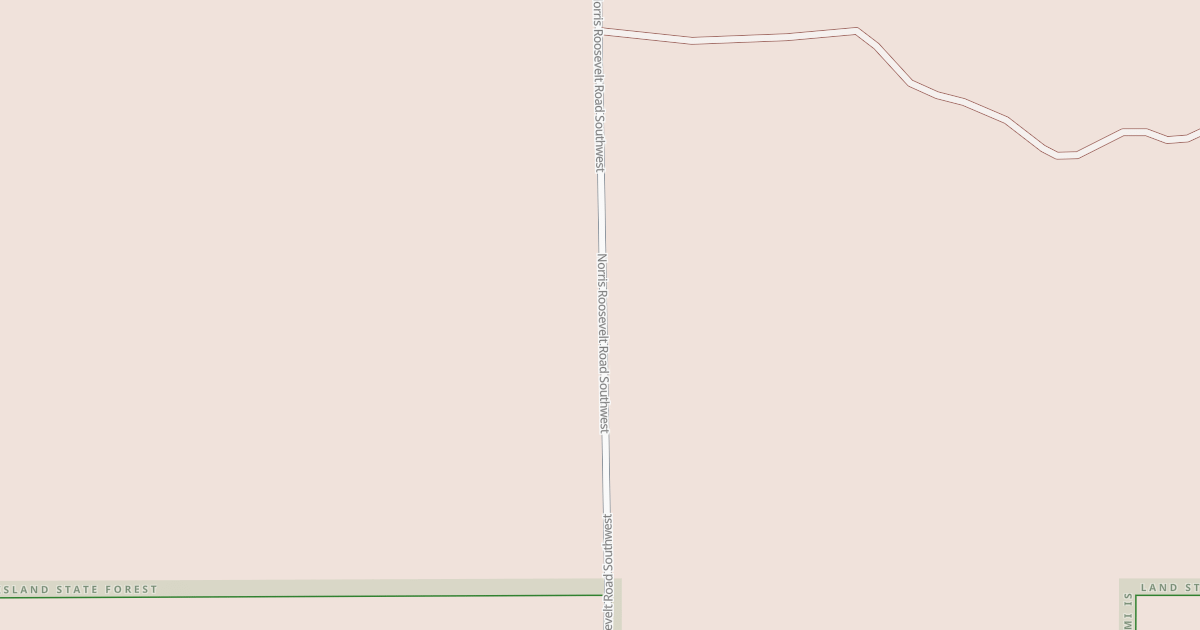 Map preview of Warroad/Roseau Trails