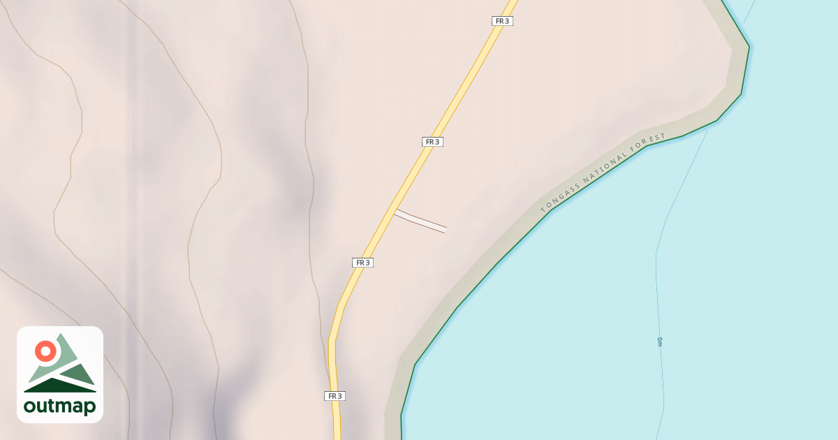 Map of SANDY BEACH CG