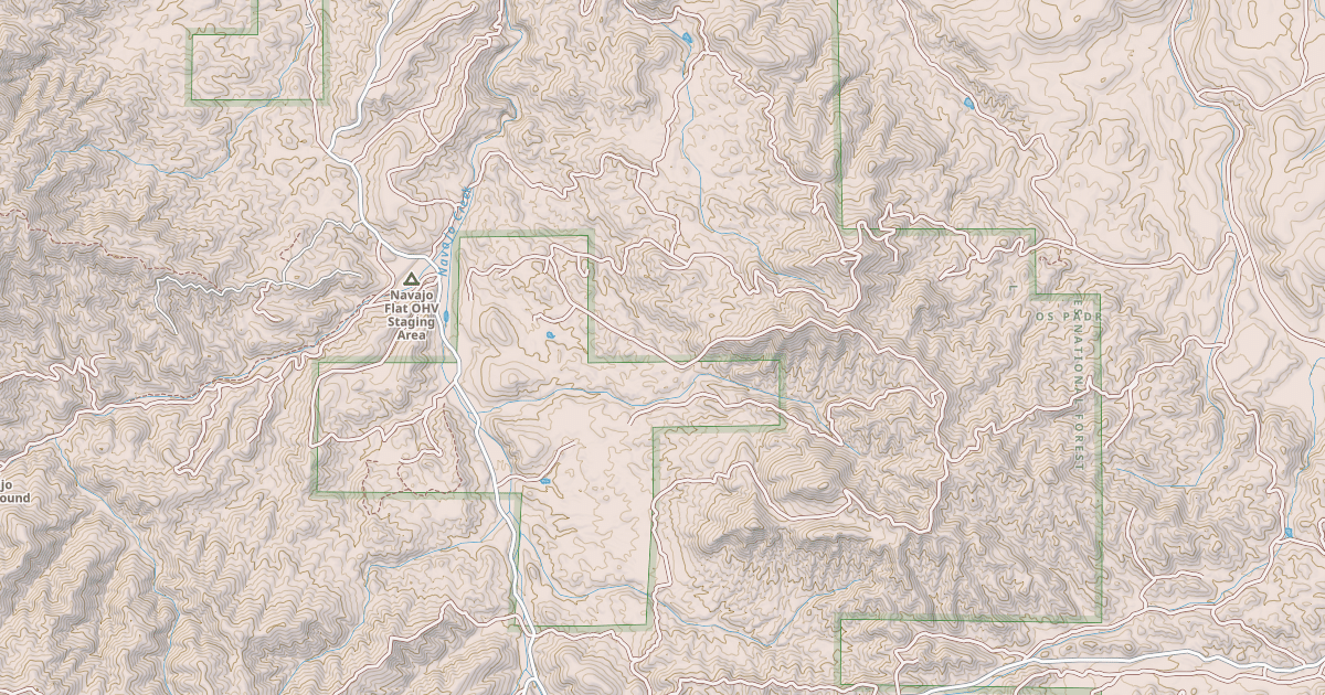 Map preview of USFS Motor Vehicle Use Map Trails 6883