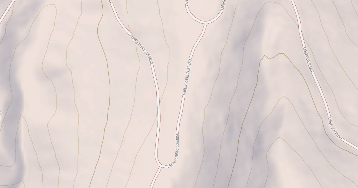 Map preview of USFS Motor Vehicle Use Map Roads {07F33C78-5331-4D9B-80F1-3DB400FF7F96}