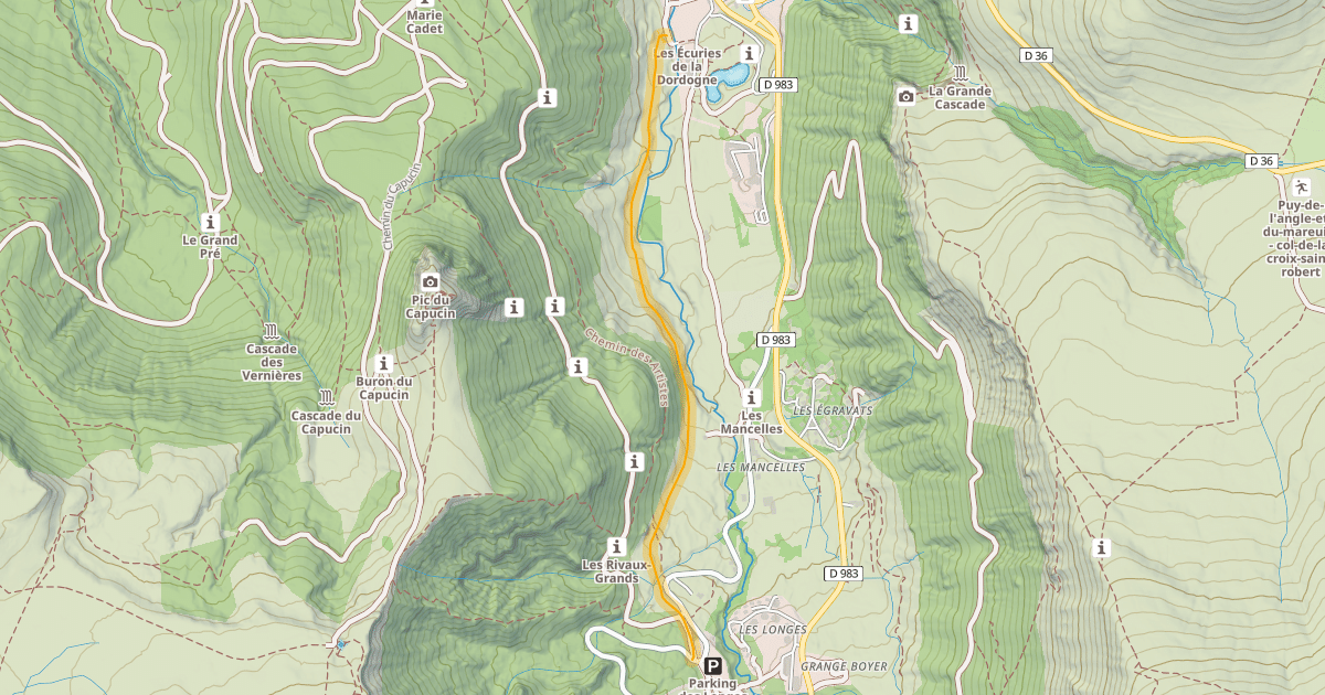 Map preview of Pradets - Retour Village