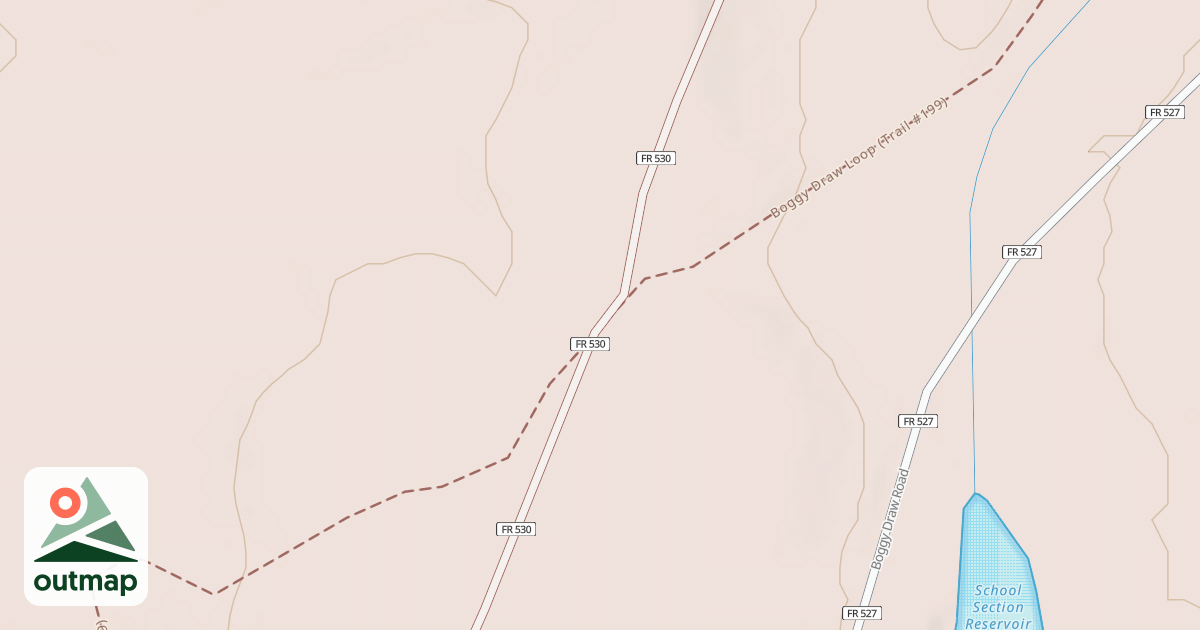 Map of Boggy Lower Loop