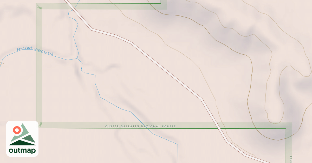 Map of COALMINE PROJ RD