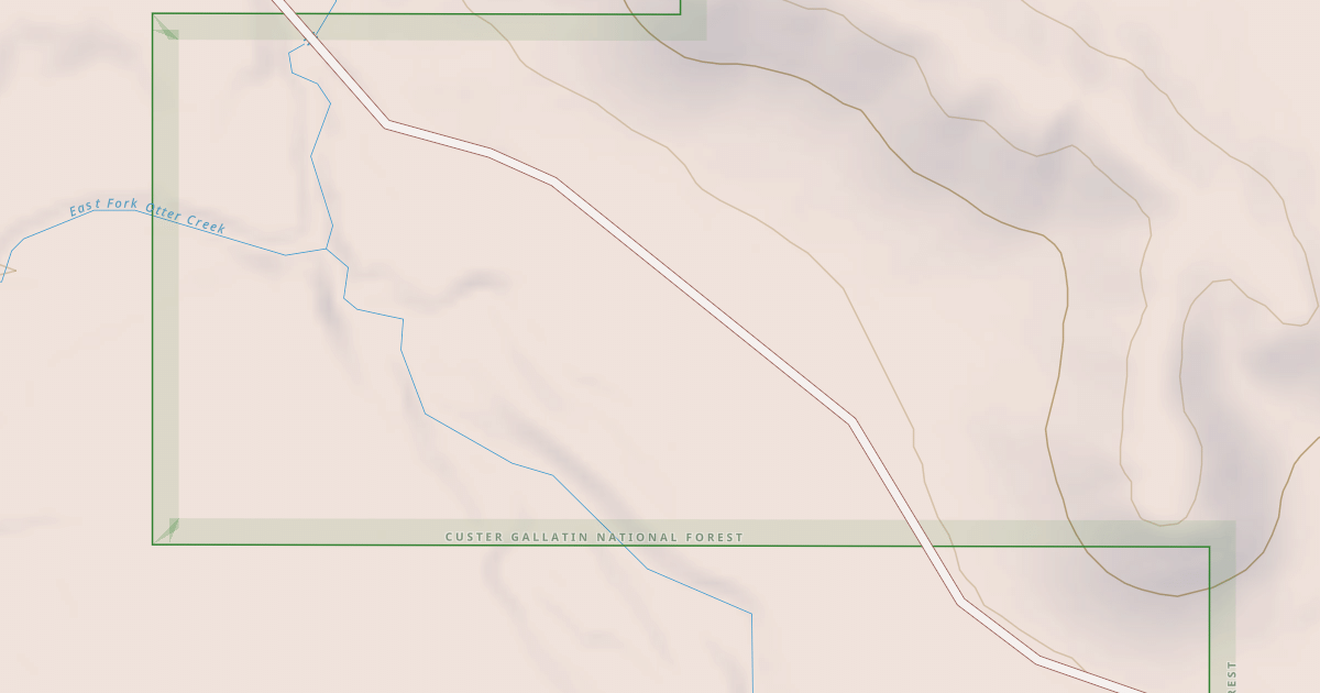 Map preview of COALMINE PROJ RD