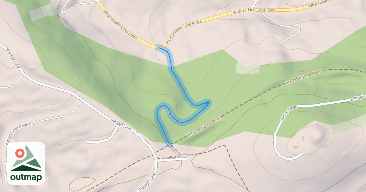 Map of Hidden Cove