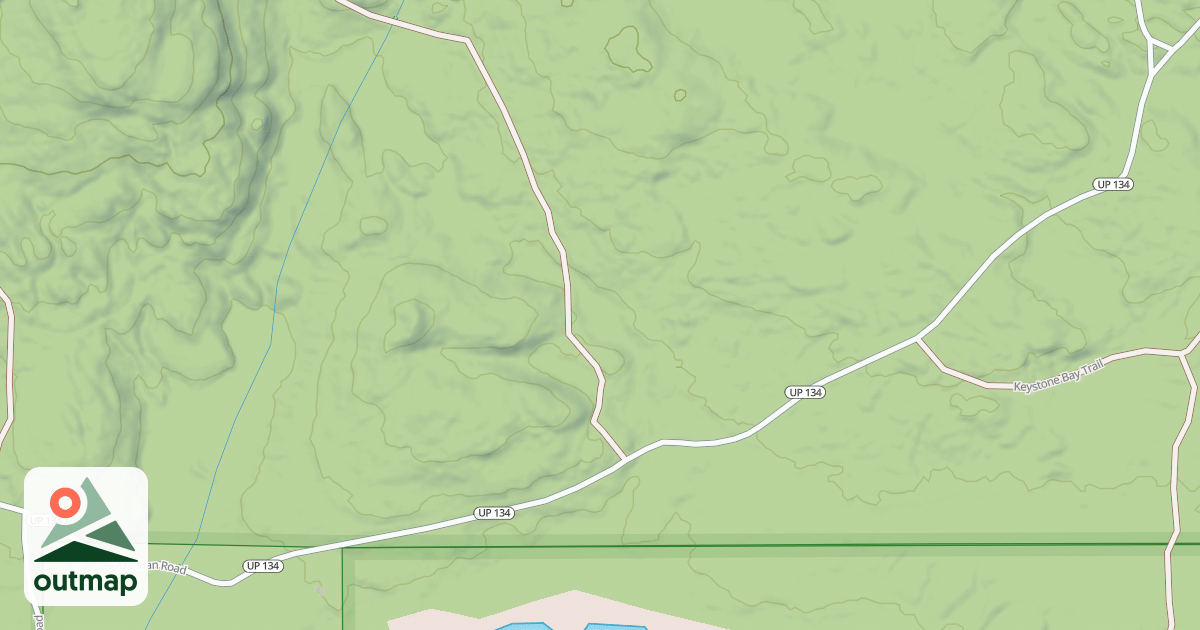 Map of Keweenaw State Trail