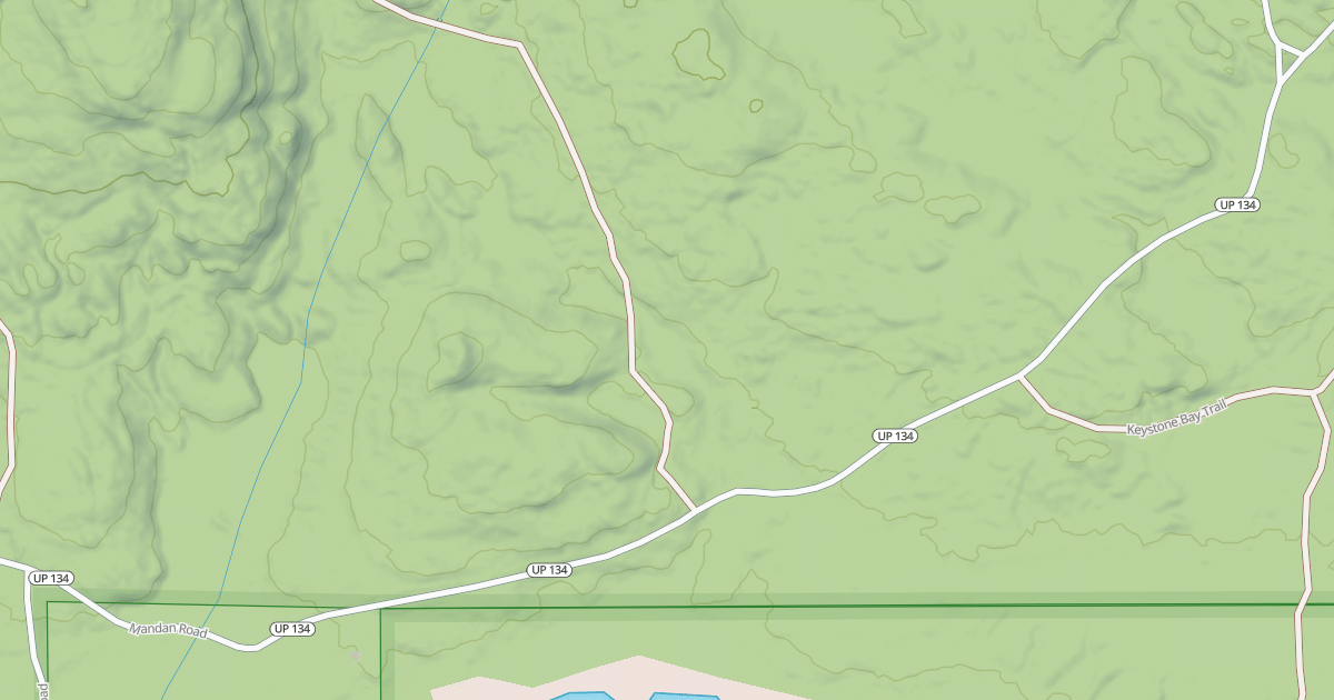 Map preview of Keweenaw State Trail