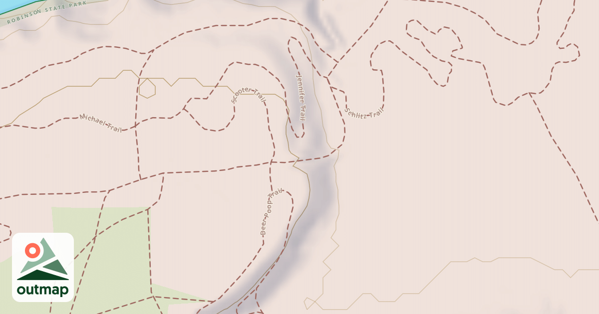 Map of Yellow Trail