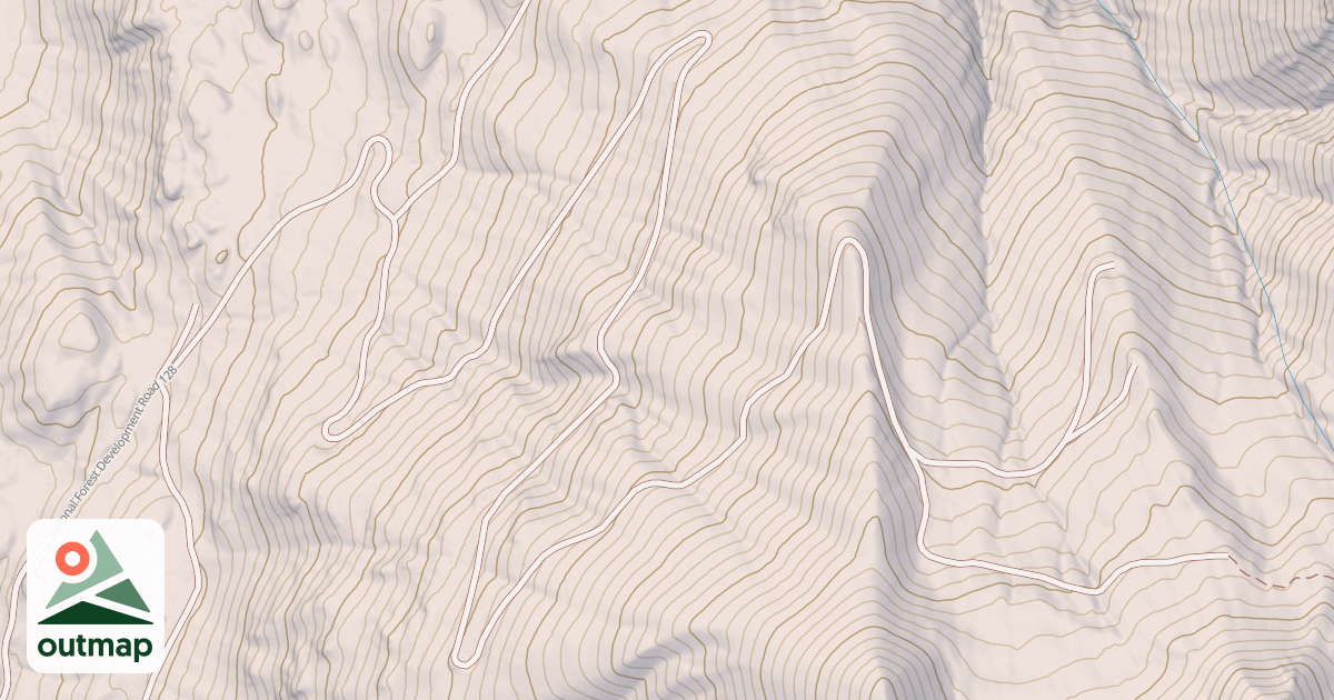 Map of HOWSON CREEK