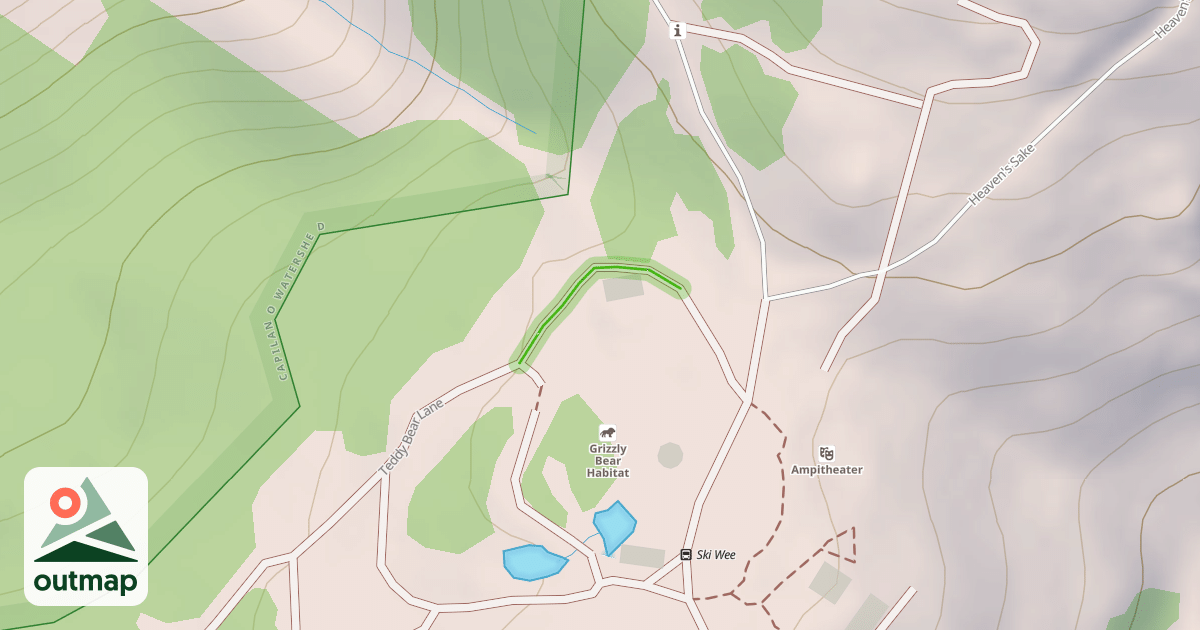 Map of Teddy Bear Lane