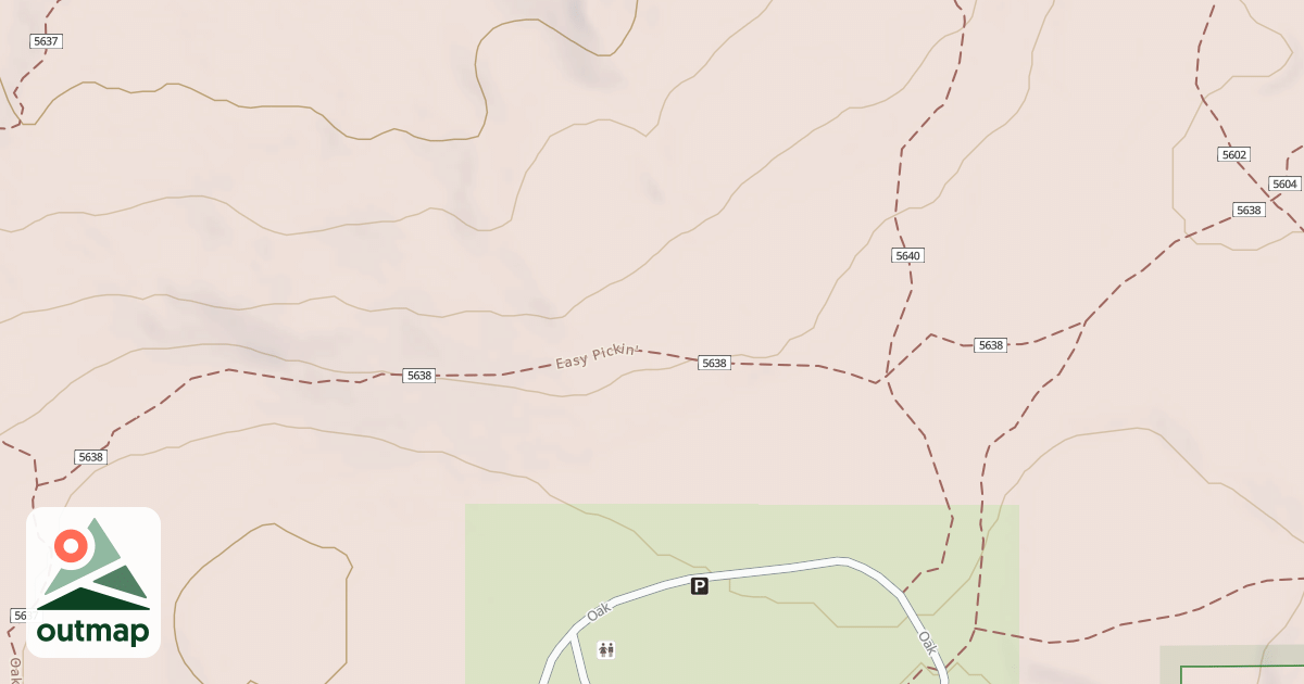 Map of EASY PICKIN'