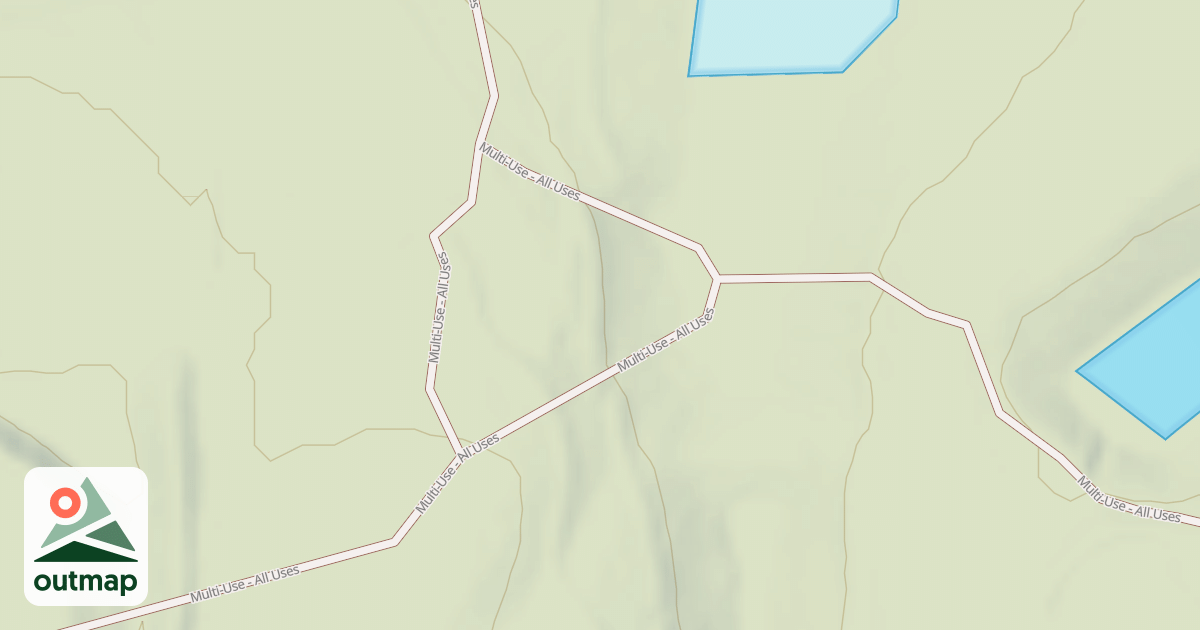 Map of Interlake State Recreation Area Trails