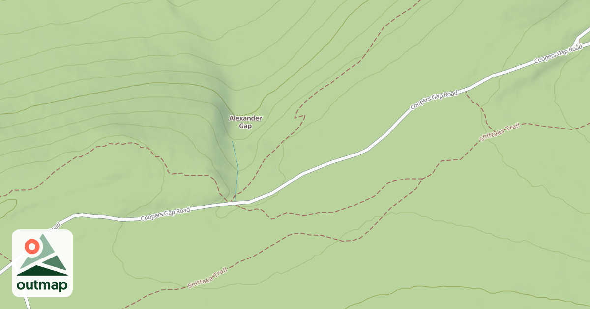 Map of Rothrock State Forest Seven Mountains Snowmobile Trails