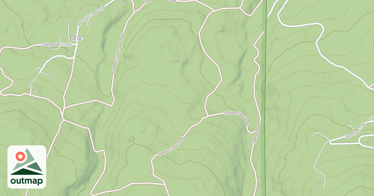 Map of FAIRBURN SPUR