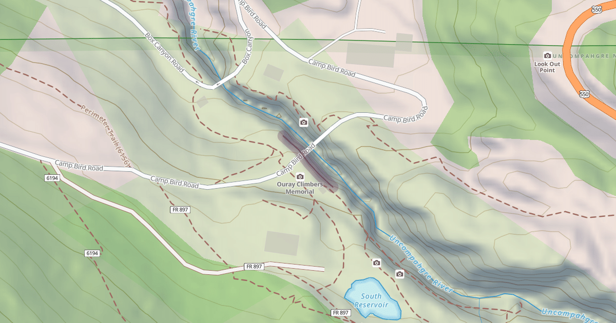 Map preview of Upper Bridge and Lead Area