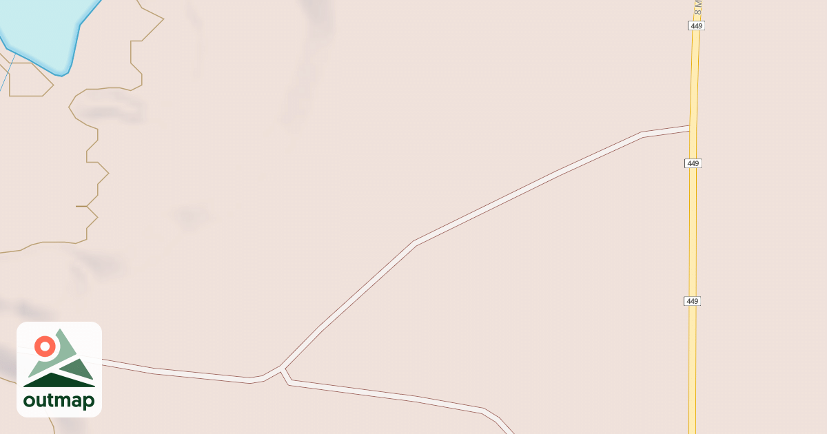 Map of EIGHT MILE CUT ACROSS SPUR A
