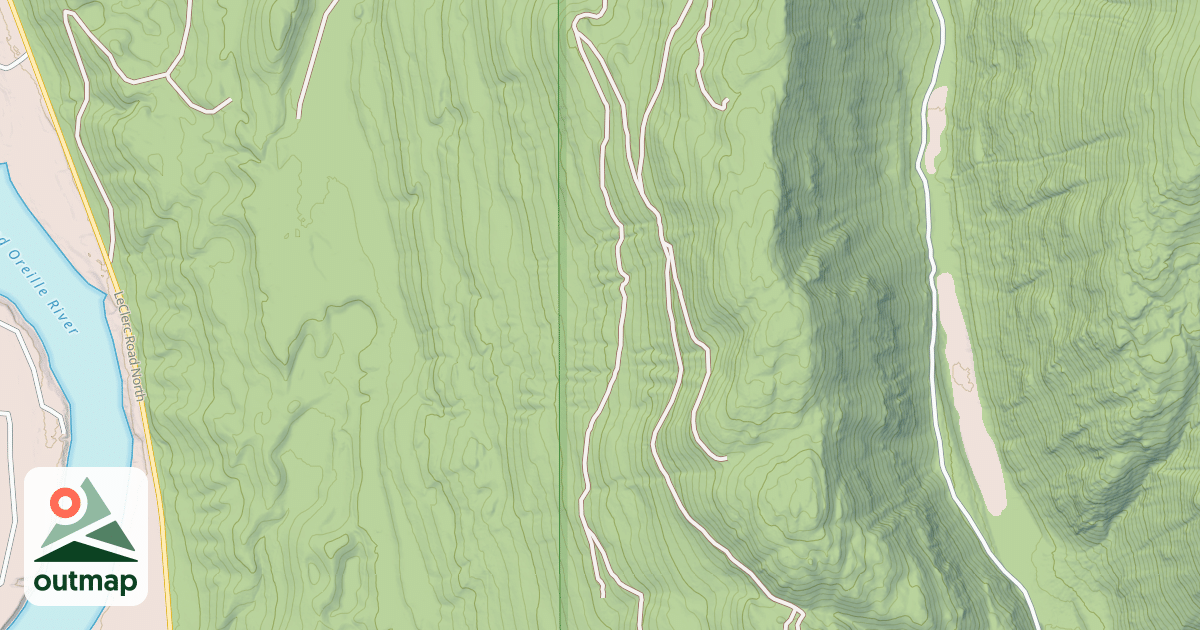 Map of USFS Motor Vehicle Use Map Roads {A07B66FA-D181-4175-BA47-DF1154E95647}