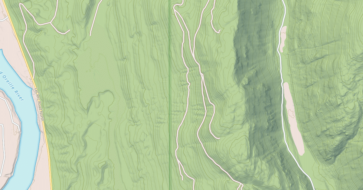 Map preview of USFS Motor Vehicle Use Map Roads {A07B66FA-D181-4175-BA47-DF1154E95647}