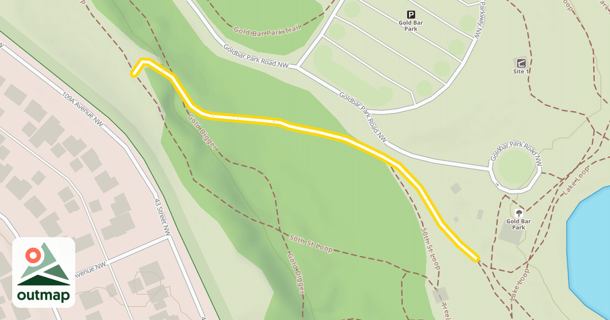 Map of 50th St Loop