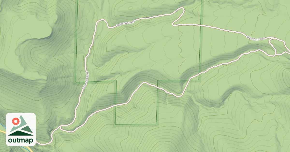 Map of BAKER CAN