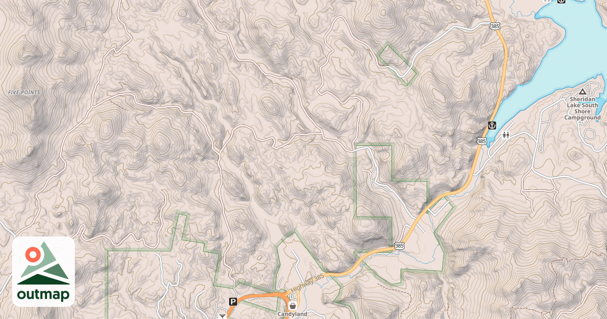 Map of CLOG GULCH ROAD