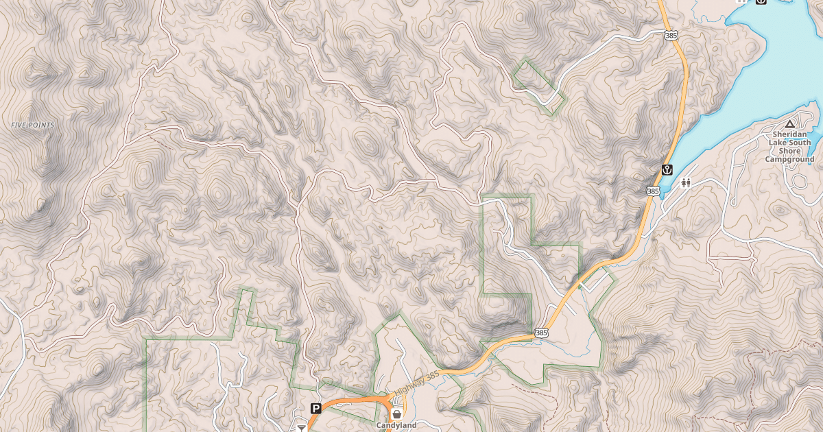 Map preview of CLOG GULCH ROAD