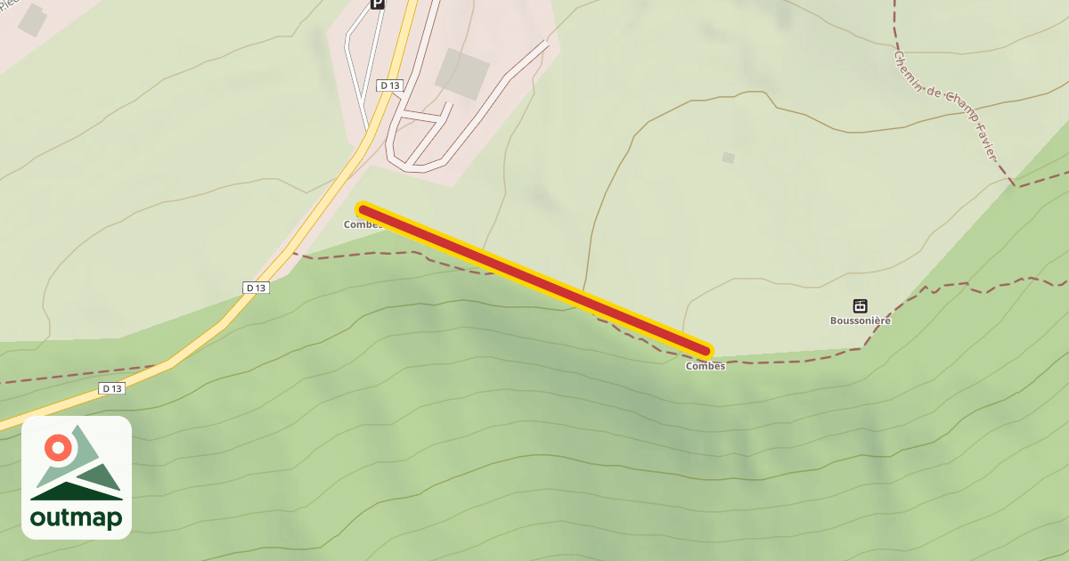 Map of Combes