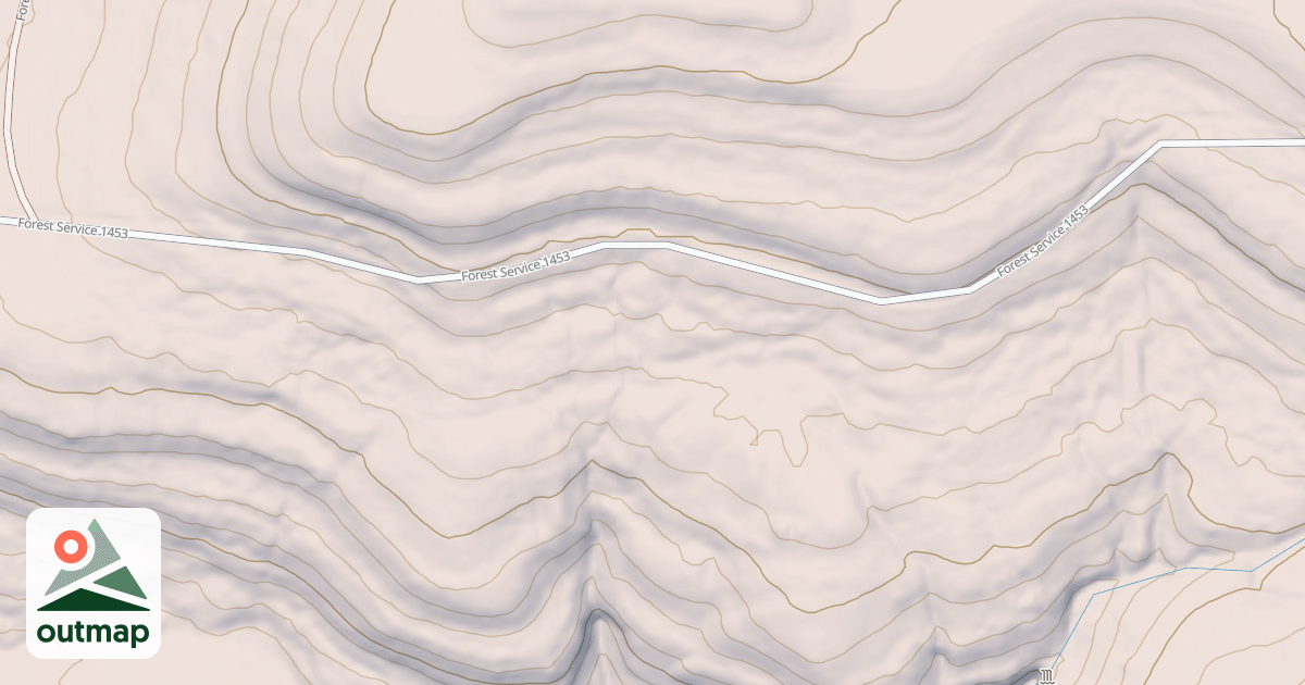 Map of USFS Motor Vehicle Use Map Roads {D8D67845-B889-46F1-8995-A559245D9CA1}