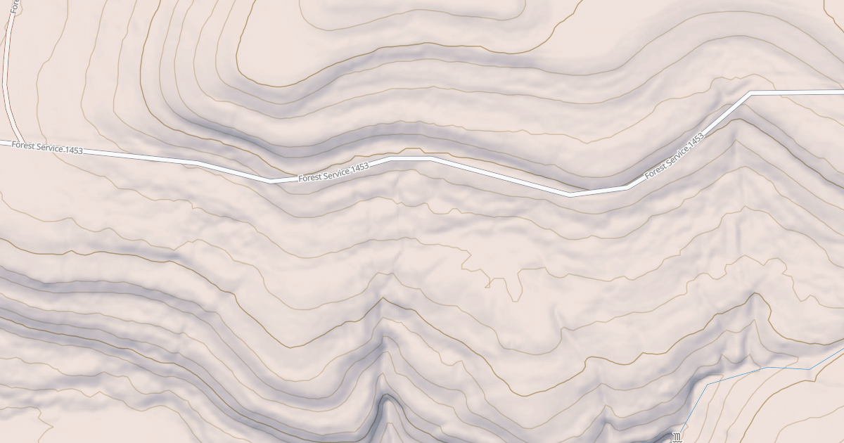Map preview of USFS Motor Vehicle Use Map Roads {D8D67845-B889-46F1-8995-A559245D9CA1}