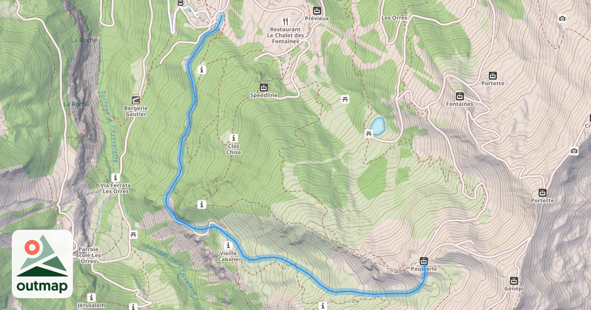 Map of Grand'cabane