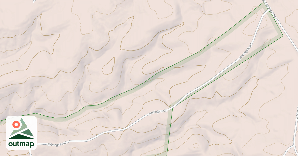 Map of RED OAK