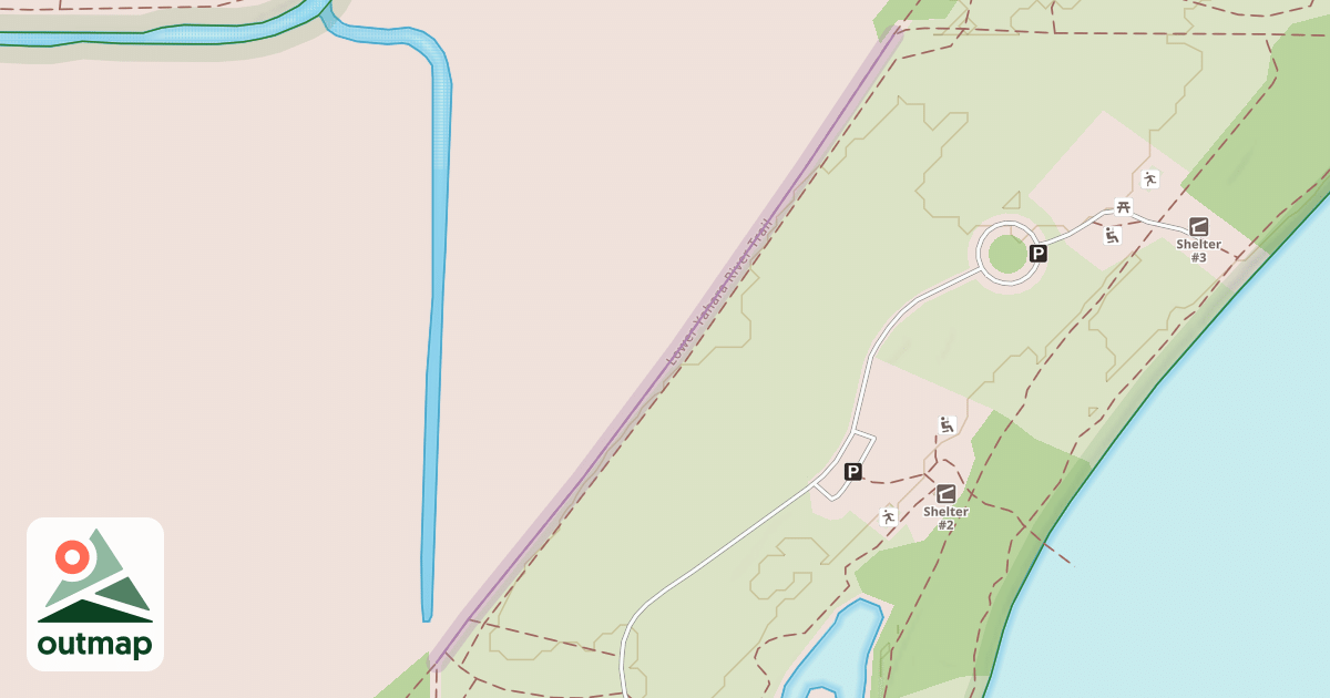 Map of Lower Yahara River Trail