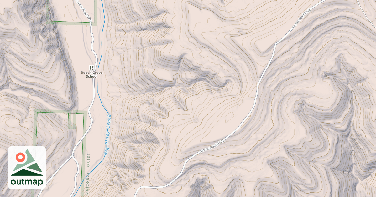 Map of USFS National Forest System Roads {AFFD2E01-CEAF-452D-9509-7AC9733C31C4}