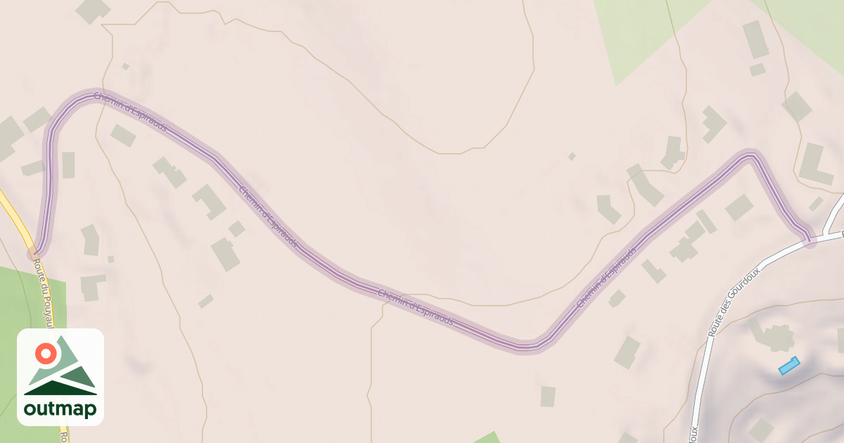 Map of Chemin d'Espirauds