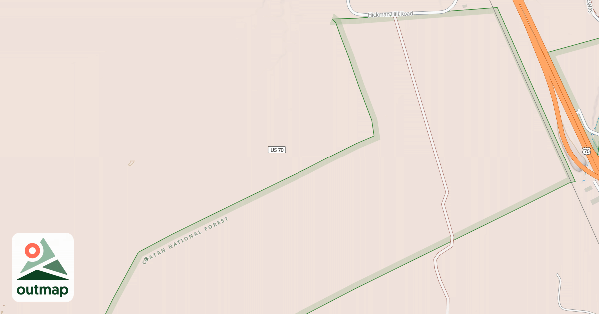 Map of HICKMAN HILL