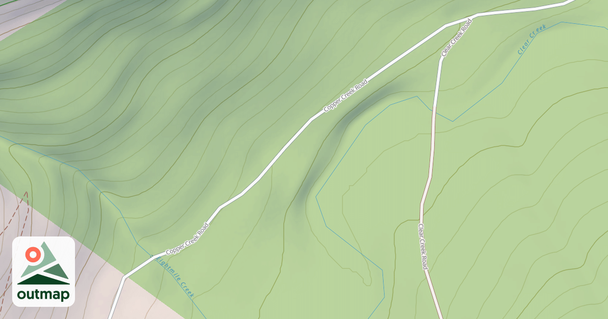 Map of COPPER CREEK