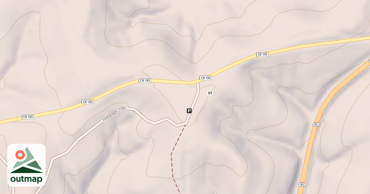 Map of IR TELEGRAPH TRAILHEAD