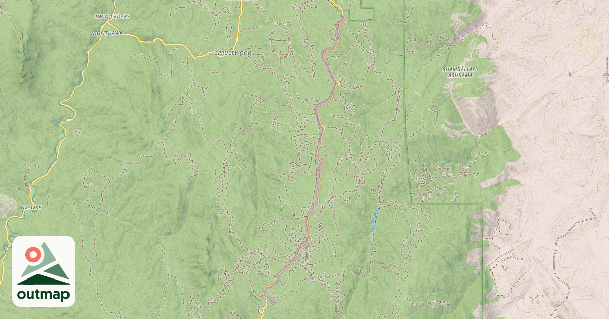 Map of Beginner Trail 627