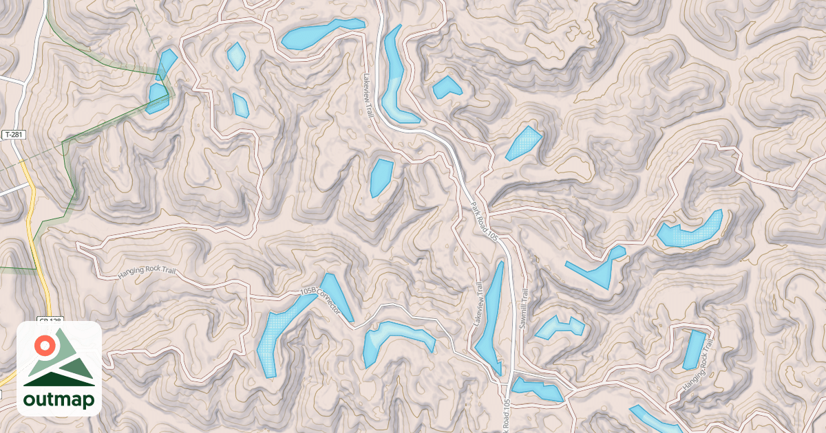 Map of Lakeview Ohv Trail