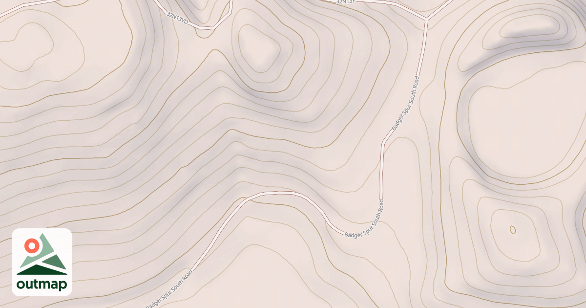 Map of BADGER SPUR S