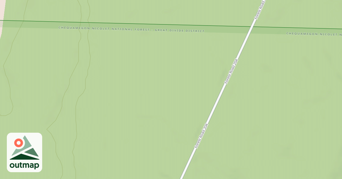 Map of FR 204G