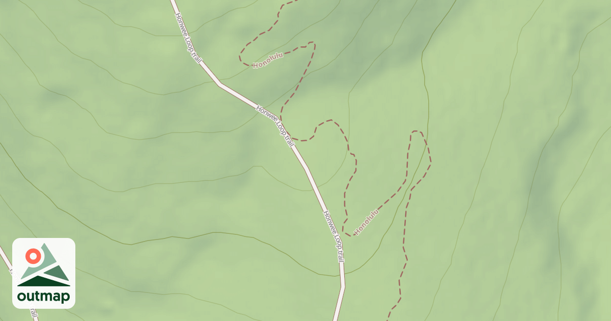 Map of Honwee Loop Trail