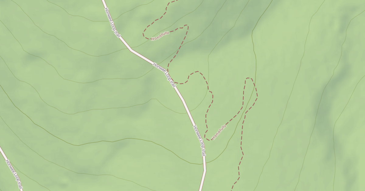 Map preview of Honwee Loop Trail