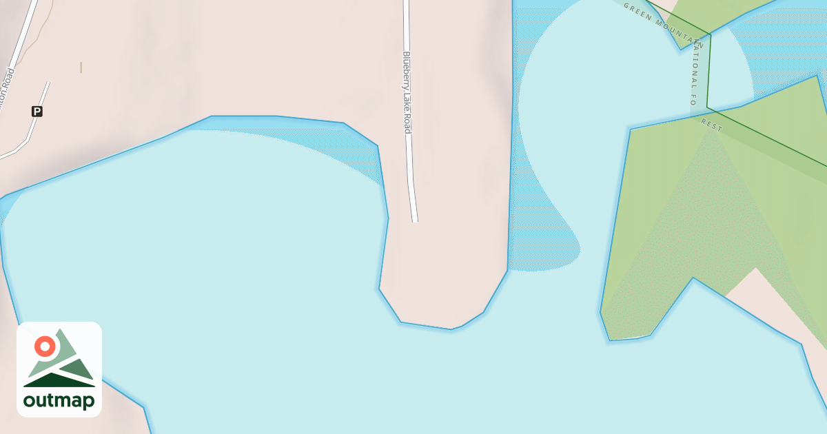 Map of BLUEBERRY LAKE NORTH PARKING