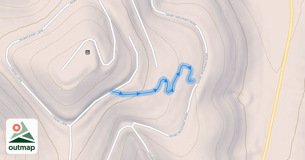 Map of Recluse in Burnet