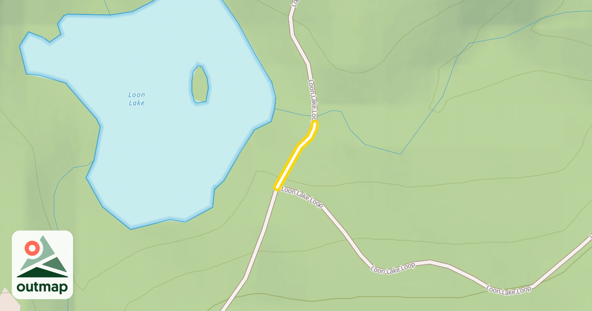 Map of Loon Lake Loop