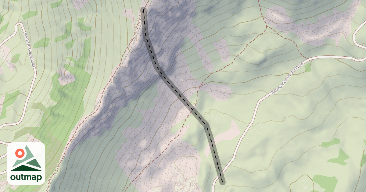 Map of Chamonix Chutes